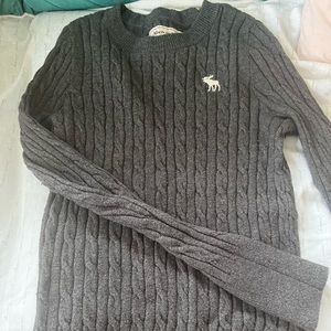 Cableknit Abercrombie and Fitch sweater